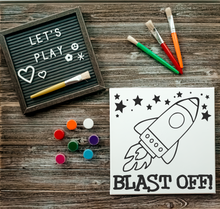 Load image into Gallery viewer, Rocket Ship in Space