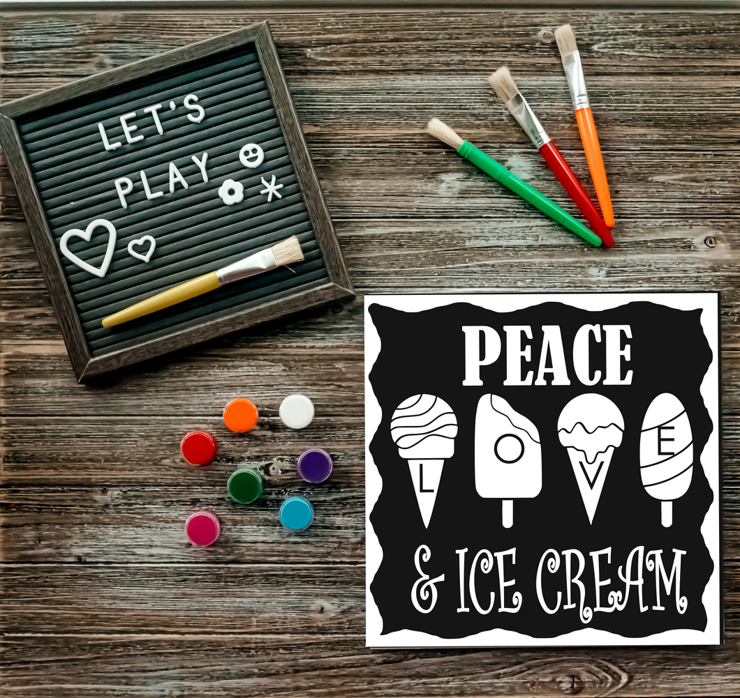 Peace Love & Ice Cream